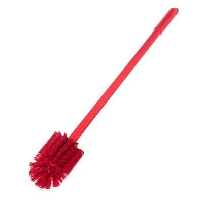 Carlisle 40007C05 Sparta 4 In. Red Multi-Purpose Valve and Fitting Brush with 30"L Handle