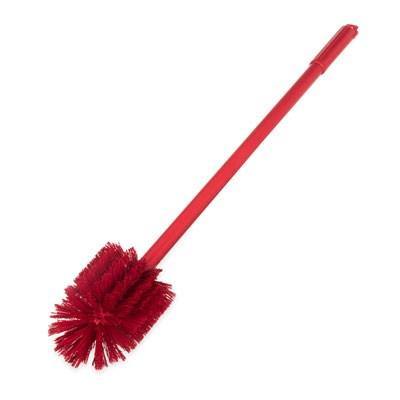Carlisle 40008C05 Sparta 5 In. Red Multi-Purpose Valve and Fitting Brush with 30"L Handle