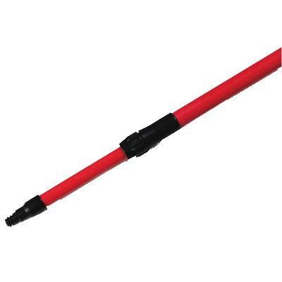 Carlisle 4102005 Sparta Telescopic Handle - Extends 54" To 95", Red