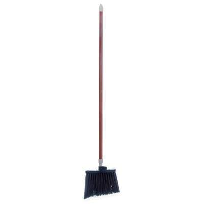 Carlisle 4108301 12" Angle Broom - 48" Handle, Unflagged Bristles, Brown