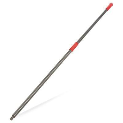 Carlisle 41199C05 60" Threaded Handle, Stainless, Red
