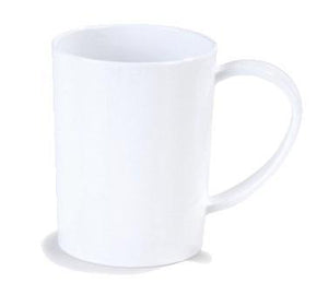 Carlisle 4306602 8 Oz. White Tritan Stackable Mug