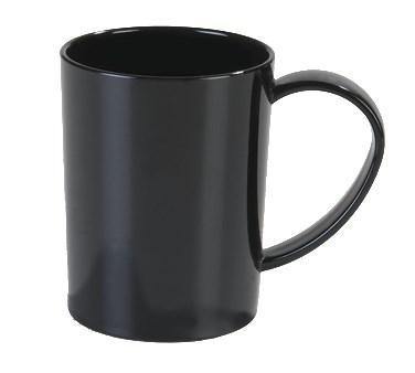 Carlisle 4306603 8 Oz. Black Tritan Stackable Mug
