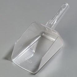 Carlisle 433207 32 Oz Ice Scoop with Easy-Grip Handle, Polycarbonate, Clear
