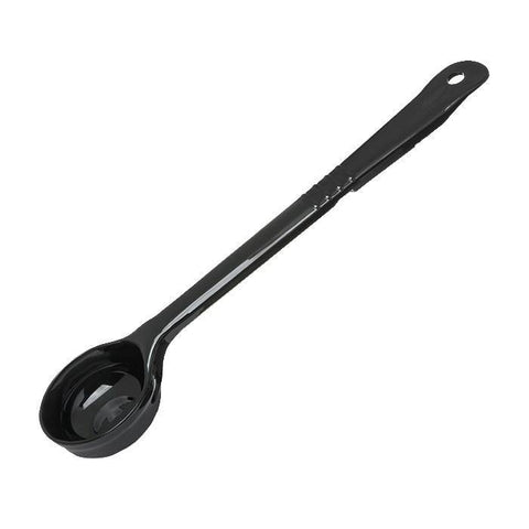Carlisle 4360-503 Measure Misers 2 Oz. Black Long Handle Portion Spoon