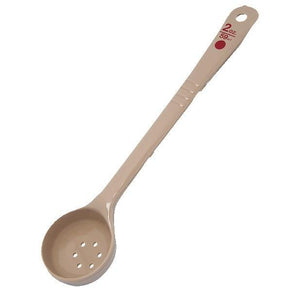 Carlisle 436106 Measure Misers 2 Oz. Beige Perforated Long Handle Portion Spoon
