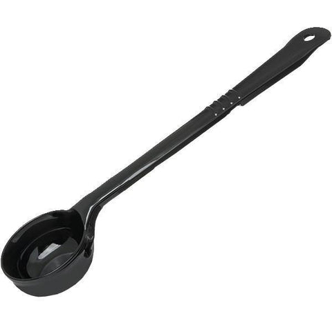 Carlisle 4370-503 Measure Misers 3 Oz. Black Long Handle Portion Spoon