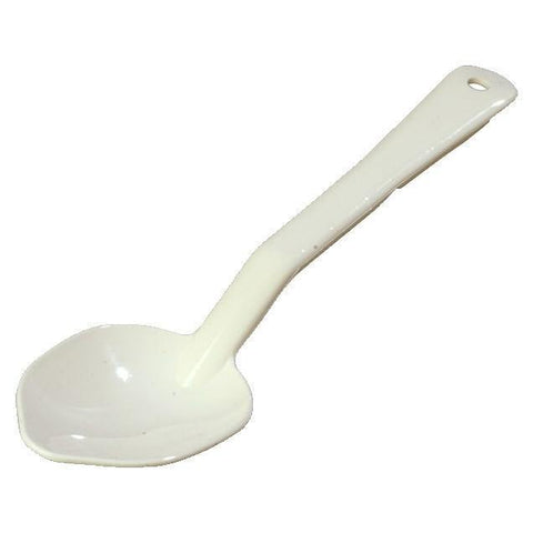 Carlisle 441002 11" Solid Serving Spoon - Plastic, White
