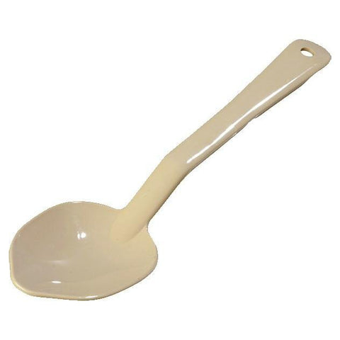 Carlisle 441006 11" Solid Serving Spoon - Plastic, Beige