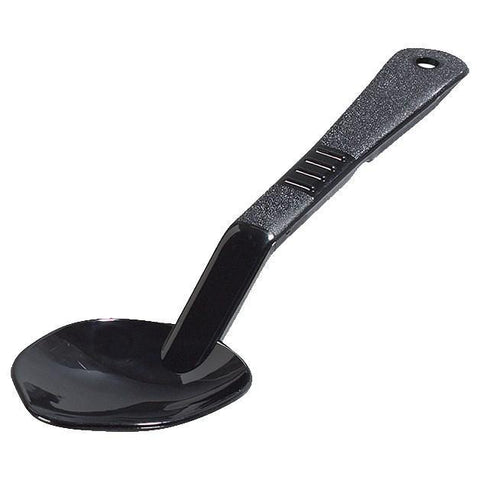 Carlisle 441503 11" Solid Serving Spoon - Plastic, Black