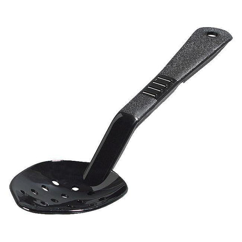 Carlisle 441603 11" Perforated Serving Spoon - Plastic, Black