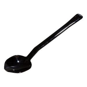Carlisle 443003 15"L Solid Serving Spoon - Plastic, Black