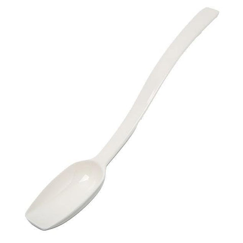 Carlisle 446002 9"L Solid Salad/Buffet Spoon with 1/2 Oz Capacity, Plastic, White