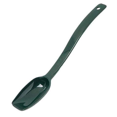 Carlisle 446008 9"L Solid Salad/Buffet Spoon with 1/2 Oz Capacity, Plastic, Forest Green