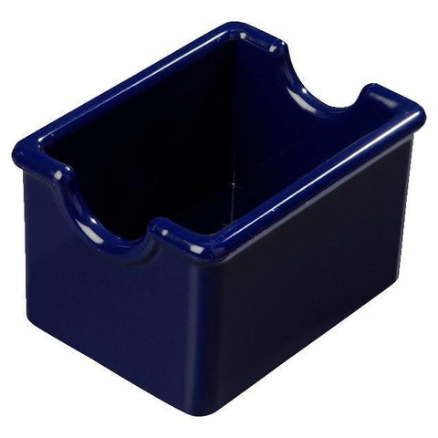 Carlisle 455060 Cobalt Blue Plastic Sugar Caddy