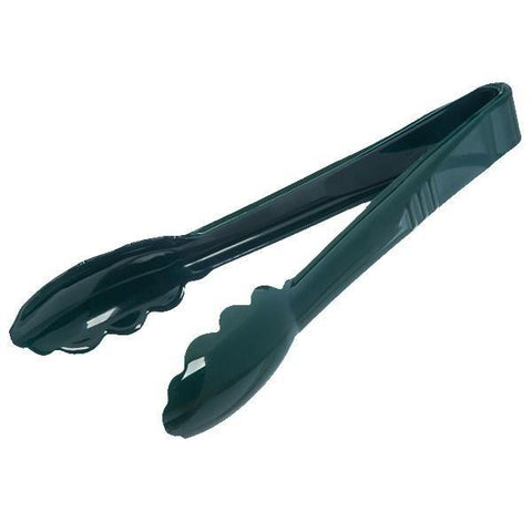 Carlisle 470908 Carly 9" Forest Green Plastic Utility Tongs
