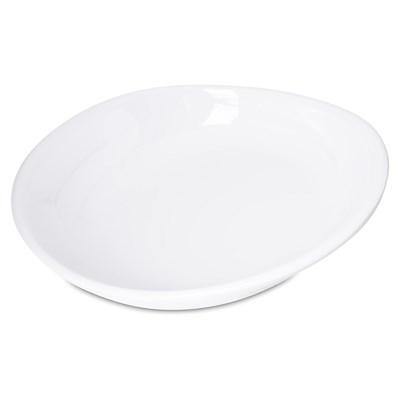 Carlisle 5300502 Stadia 11-1/2" Pasta Plate, White Melamine
