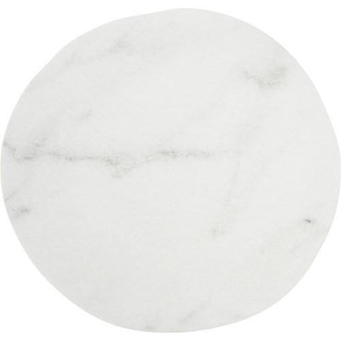 Carlisle 5310537 Ridge 11" White Marble Melamine Rimless Plate