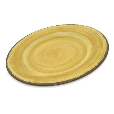 Carlisle 5400113 Mingle 11" Amber Round Melamine Plate