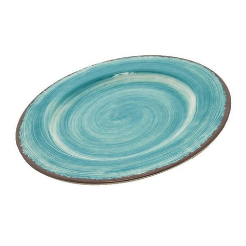 Carlisle 5400115 Mingle 11" Aqua Round Melamine Plate