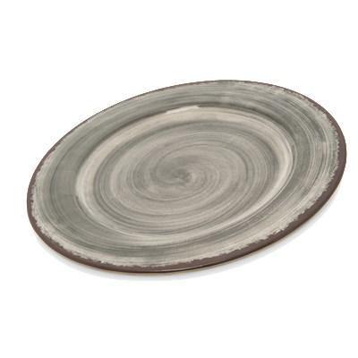 Carlisle 5400118 Mingle 11" Smoke Gray Round Melamine Plate