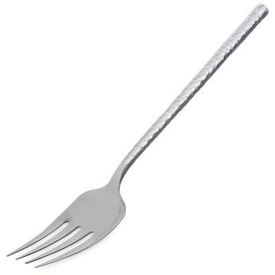 Carlisle 60202 12" Terra Serving Meat Fork Hammered, Stainless