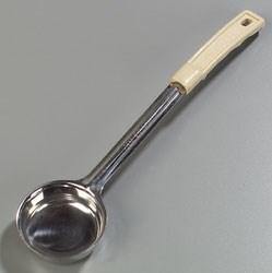 Carlisle 604370 Measure Misers 3 Oz. Beige Kool-Touch Handle Portion Spoon