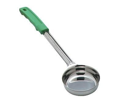 Carlisle 604380 Measure Misers 4 Oz. Green Kool-Touch Handle Portion Spoon