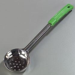 Carlisle 604381 Measure Misers 4 Oz. Green Kool-Touch Handle Portion Spoon
