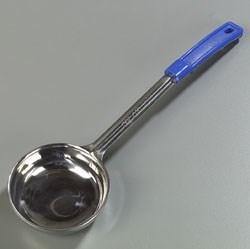 Carlisle 604392 Measure Misers 8 Oz. Blue Kool-Touch Handle Portion Spoon