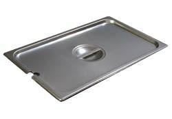 Carlisle 607000CS Full-Sized Steam Pan Cover, Slotted, Stainless