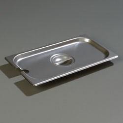 Carlisle 607130CS Third-Size Steam Pan Cover, Slotted, Stainless