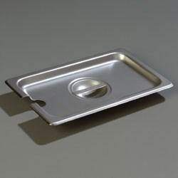 Carlisle 607140CS Fourth-Size Steam Pan Cover, Slotted, Stainless