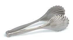 Carlisle 607692 10" Scalloped Bread Serving Tong, Stainless