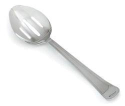 Carlisle 609002 Aria 12" Slotted Serving Spoon, Stainless