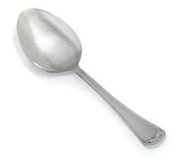Carlisle 609009 Aria 10" 18/8 Stainless Steel Solid Serving Spoon