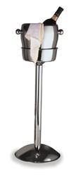 Carlisle 609146 24"H Wine Bucket Stand with 1 Bucket Capacity, Stainless