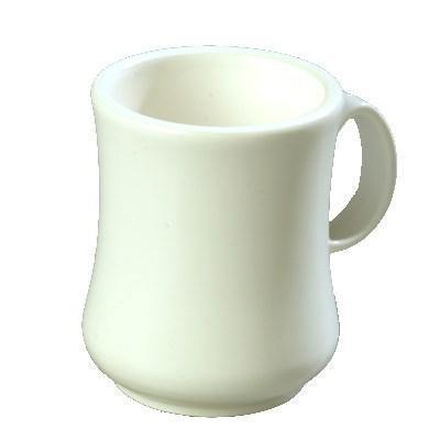 Carlisle 800402 8 Oz Diablo Coffee Mug, White