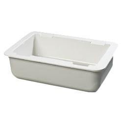 Carlisle CM104202 Full Size Coldpan - 6" D, Refrigerant Gel Insulated, White
