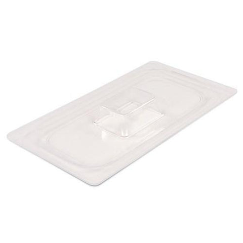 Carlisle CM112707 Third-Size Lid For Standard Pan, Mold-In Handle, Clear Acrylic