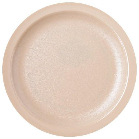 Carlisle PCD20725 7-1/4" Plastic Plate, Tan