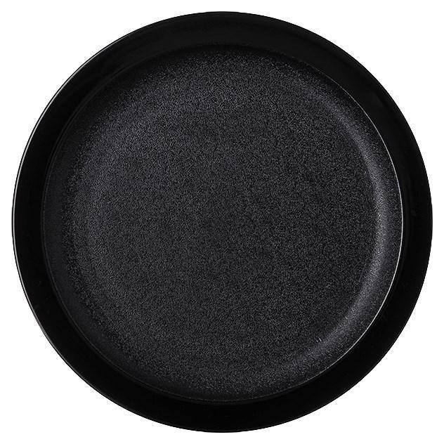 Carlisle PCD20903 9" Plastic Plate, Black