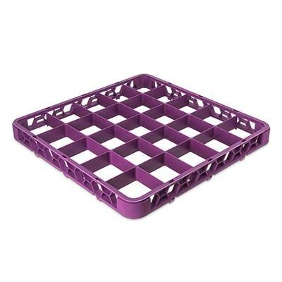 Carlisle RE25C89 Opticlean 25 Compartments Lavender Color-Coded Glass Rack Extender