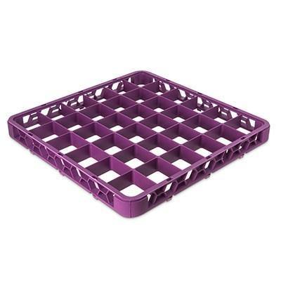 Carlisle RE36C89 Opticlean 36 Compartments Lavender Color-Coded Glass Rack Extender