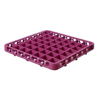 Carlisle RE49C89 Opticlean 49 Compartments Lavender Color-Coded Glass Rack Extender