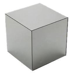 Carlisle SMMC1023 Miracryl 10" Square Mirror Cube, Acrylic
