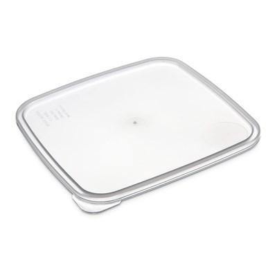 Carlisle ST157330 Storplus Square Lid (For 2 & 4 Qt Containers), Polyethylene, Translucent