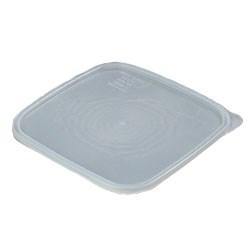 Carlisle ST158730 Storplus Square Lid (For 6 & 8 Qt. Containers), Polyethylene, Translucent