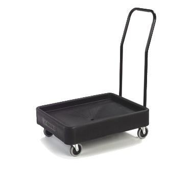 Carlisle XDL3000H03 Pan Carrier Dolly with Handle (For XT3000R), Black