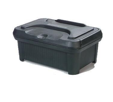Carlisle XT160008 Food Pan Carrier with Sliding Lid - 18 Quart (Insulated, Top-Loader), Forest Green